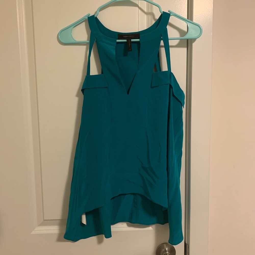 BCBGMAXAZRIA Teal Tank
